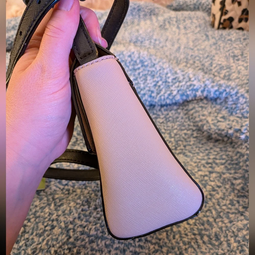 Kate Spade Black and Tan Laurel Way Mini Alisanne Crossbody Bag